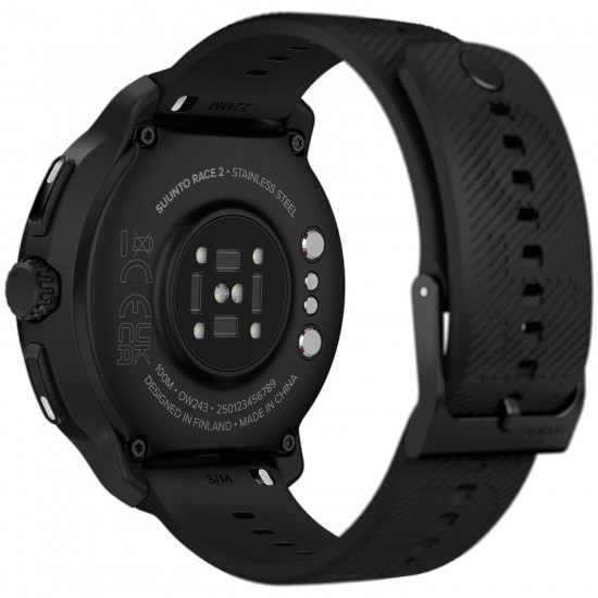 Reloj deportivo Suunto Race 2 All Black con GPS multibanda y pantalla AMOLED